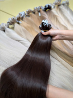 Extensions de cheveux naturels ondulés bruts du Cambodge, super double drawn, double trame machine, non traités, Remy, pour salon