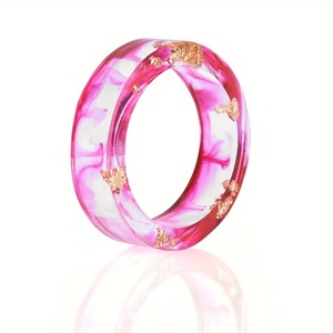 Anillo de Resina, Joyería Artesanal Única, Anillo de Resina Elegante para Uso Diario, Moda - Product Image 1