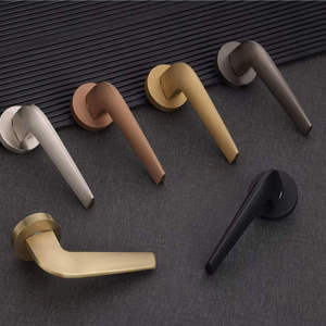 Premium Silent Zinc Alloy Cabinet Handle Modern Minimalist <b>Drawer</b> <b>Pull</b> Ergonomic Durable Furniture Hardware for Home Decor - Product Image 1