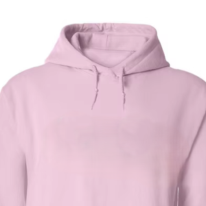 เสื้อฮู้ดดี้พรีเมียมผ้าฟลีซแบบสวมหัว ยี่ห้อ AKA Pretty Hoodie พร้อมโลโก้กรีกแบบกำหนดเอง เสื้อผ้าสำหรับชมรมนักศึกษาหญิง เสื้อฮู้ดดี้ลำลองสีชมพูอ่อน - Product Image 2