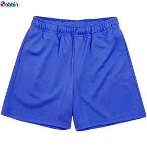 Shorts de basketball personnalisés respirants pour homme, style décontracté d'été, avec cordon de serrage, en maille double élastique - Product Image 2