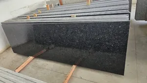 Glossy Black <b>Granite</b> Tile Slab for Flooring Wall Cladding Kitchen Countertops Bathroom Surfaces and Luxury Interior Design - Product Image 2