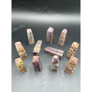 Polished 9 cm Purple Calcite Tower Natural Banded <b>Crystal</b> Point Stone Home Decor <b>Crystal</b> <b>Decorations</b> - Product Image 6