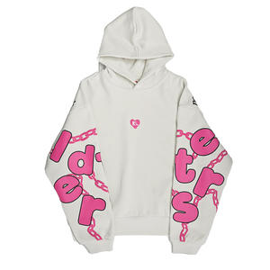 Sudaderas con Capucha Bordadas y Estampadas Personalizadas para Hombre, de Alta Calidad, de Felpa de Algodón Grueso, Corte Holgado, Diseño con Cierre de Cremallera, para Invierno - Product Image 4