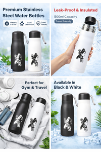 Botella de Acero Personalizada Bholenath con Impresión para el Día del Padre y el Día de la Madre - Producto Promocional para Oficina - Product Image 3