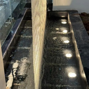 Cortina Decorativa Premium de Malla de Acero Inoxidable, Cascada de Agua, Pantalla Lisa para Decoración de Eventos en el Vestíbulo del <span class=keywords><strong>Hotel</strong></span> - Product Image 3