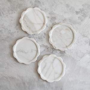 Sous-verre de restaurant, sous-verre pour boissons, sous-verre en marbre fait main, sous-verre en marbre poli, sous-verre antidérapant - Product Image 1