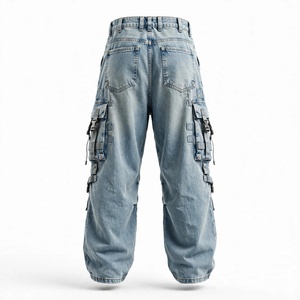 Jeans de Mezclilla para Hombre, Corte Regular, Pierna Recta, Cintura Media, Algodón, Estilo Casual, con Bolsillos, para Verano, Transpirables, de Secado Rápido BD - Product Image 6