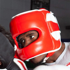 Professional Customized Portable Full Face PU <b>Training</b> <b>Head</b> Guard Boxing Kickboxing Sparring Breathable Eco-friendly Protective - Product Image 6