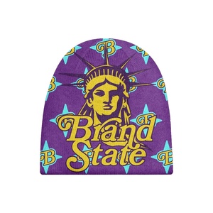 หมวกบีนนี่ปักลาย3D สำหรับฤดูหนาวคอลเล็คชั่นพิมพ์ซับลิเมชันสำหรับ LWK-BC-0034เวลาเดินทางปลอกไม่100% อะคริลิคระบายอากาศได้ - Product Image 5