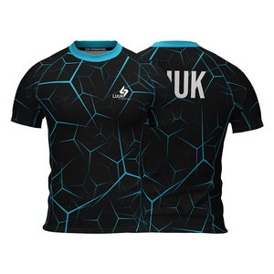 เสื้อรัดรูปแขนครึ่งตัวแบบขายส่ง สกรีนโลโก้ได้ตามต้องการ ซับเหงื่อ แห้งเร็ว เหมาะสำหรับออกกำลังกาย ฟิตเนส และกีฬา - Product Image 1