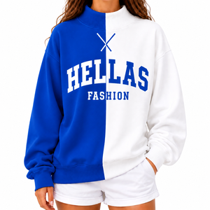 Sudadera de Cuello Alto para Mujer, Moda de Invierno, Transpirable y Resistente al Viento, Logotipo Frontal, Marca Privada, Fabricante OEM ODM - Product Image 1