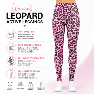 Leggings de Yoga de Cintura Alta con Estampado de Leopardo para Mujer, Pantalones de Yoga Elásticos, Leggings de Gimnasio, Ropa Deportiva, Pantalones de Running OEM - Product Image 5