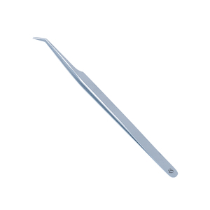 Pinzas para Pestañas BISONS con Punta Curva y Agarre Suave – Herramienta de Separación de Pestañas de Precisión en Acero Inoxidable - Product Image 1