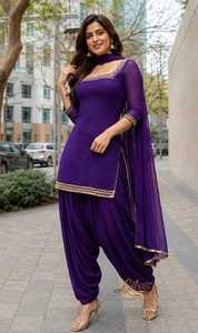 Vestidos Punjabi al por Mayor, Ropa India y Pakistaní, Vestido Corto Kurti, Vestidos Anarkali, Tallas y Colores Personalizados, para Bodas y Fiestas - Product Image 4