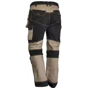 2026 Summer New High Waist Canvas Multi-pocket Cargo Pants Custom Elastic Plus Size Lightweight Men's <b>Trousers</b> - Product Image 4