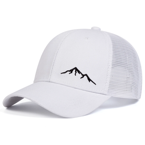 Unisex Minimalist Mountain Embroidery Baseball Net Caps Spring and Summer Outdoor Adjustable Casual Hats <b>Sunscreen</b> Hat - Product Image 5
