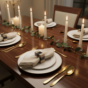 <b>Rustic</b> Wooden Napkin Ring <b>Set</b> Handmade | Natural Wood Napkin Holders for <b>Dining</b> <b>Table</b> Decor Wedding Party Hotel <b>Table</b> Setting - Product Image 3