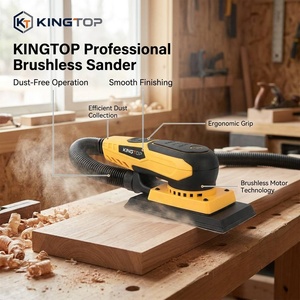 3x8 70x198mm Electric 220V Random Orbital Sander 350W Variable <b>Speed</b> for Woodworking - Product Image 5