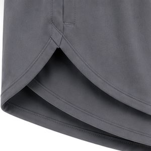 Grey Athletic <b>Shorts</b> <b>Women</b> <b>Elastic</b> <b>Waist</b> Drawstring Running Gym Workout Casual Quick Dry Active Wear <b>Shorts</b> Custom OEM Supplier - Product Image 5