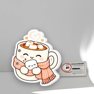 Taza de café de marca privada con paleta de pestañas magnéticas acrílicas con diseño de malvaviscos y diamantes rectangulares - Product Image 3