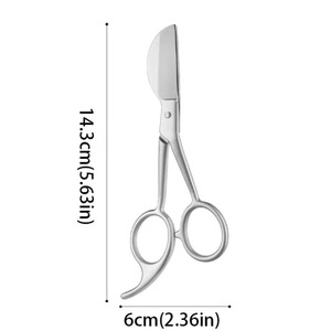 Stainless Steel Manual Silver Carpet Trimmer <b>Scissors</b> Sturdy Sharp Multifunctional <b>Sewing</b> Embroidery <b>Scissors</b> Duckbill Mini - Product Image 1