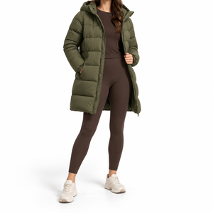 Manteau d'hiver matelassé grande taille pour femme avec capuche, design nuage respirant, prix de gros, personnalisation OEM, respirant - Product Image 3