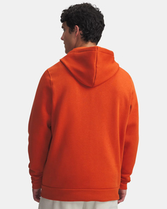 Sudadera con capucha para hombre, con cremallera, de color liso, de forro polar de algodón, con bolsillo canguro, estilo casual para otoño, transpirable, con bordado digital. - Product Image 2