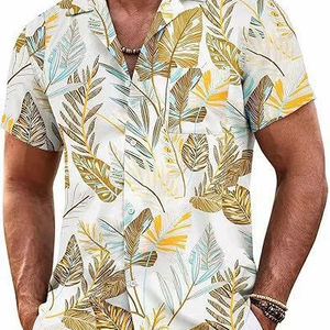 Fashion Men Hawaiian <b>Shirt</b> Short Sleeve Streetwear Print Striped <b>Patchwork</b> Summer Chic Blouse 2026 Man Beach <b>Shirt</b> - Product Image 2