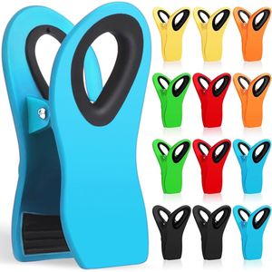 Confezione da 12 Clip Magnetiche Resistenti per Sacchetti, in Plastica, per Conservazione Alimenti, Patatine e Snack, Essenziali per Frigorifero e Cucina - Product Image 1