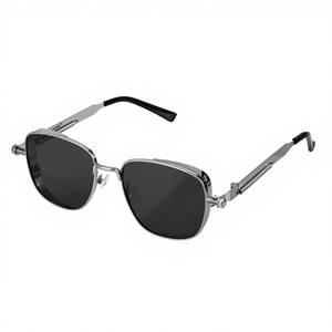 Gafas de Sol Cuadradas con Marco Metálico, Protección UV400, Estilo Retro, para Pesca, Viajes, Hombres y Mujeres, Venta al Por Mayor - Product Image 5