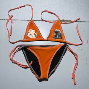 Custom Women <b>Bikini</b> <b>Set</b> <b>Triangle</b> Swimwear Adjustable Straps Soft Stretch Two Piece Beachwear Wholesale - Product Image 3