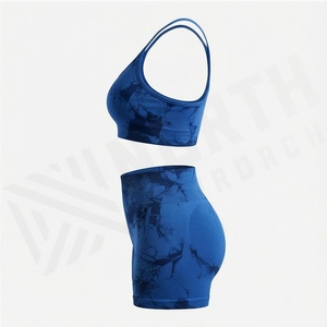 Ensemble de yoga pour femmes avec soutien-gorge et leggings, design frais et personnalisé, vêtements de sport pour la gym, la remise en forme et les exercices - Product Image 3
