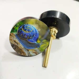 Snack Enamel Handcrafted Resin Door <b>Knobs</b> a Fusion of Artistic Elegance and Unmatched Durability for Your Home - Product Image 5