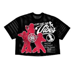 Camiseta Personalizada con Estampado DTG, Impresión en Pantalla 3D, Jersey de Algodón Grueso de 220 Gsm 300 Gsm, Camisetas Gráficas de Moda Urbana para Hombre - Product Image 2