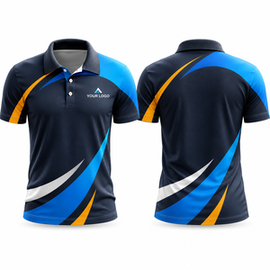 Camiseta Polo Deportiva Personalizada para Hombre, de Secado Rápido, Transpirable, Manga Corta, Sublimada, para Entrenamiento Deportivo, OEM, Marca Privada, Ropa de Equipo - Product Image 1