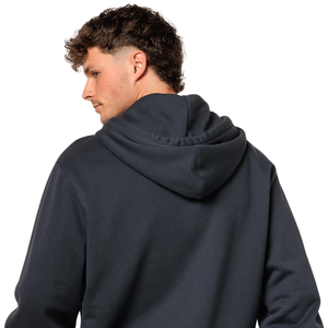 Custom Mens Full Zip <b>Hoodie</b> Regular Fit Fleece Hooded Sweatshirt With Two Front Pockets Small Chest Logo Casual Apparel Supplier - Product Image 4