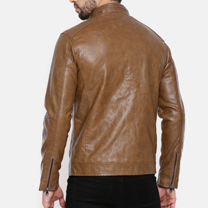 Chaqueta de Cuero para Hombre de Alta Calidad, Estilo Urbano, Elegante, Cómoda, Duradera, para Uso Diario, Moderna, Suave, Impermeable y Transpirable - Product Image 4