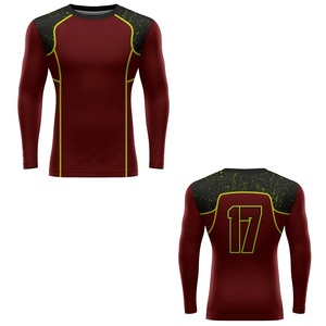 Ventes en gros de rashguards personnalisés professionnels pour les sports nautiques, rashguards de surf, de natation, protection UV50+, rashguard respirant à séchage rapide pour hommes - Product Image 5