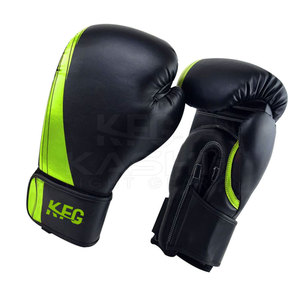 Best Selling Leather Kick Boxing Gloves Breathable Moisture Wicking Adjustable Wrist <b>Strap</b> for All Day Training Superior - Product Image 3