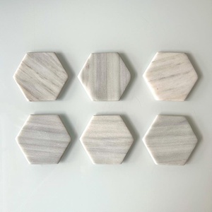 Custom Engraved <b>Marble</b> <b>Coasters</b> Bulk Wholesale Stone <b>Coasters</b> for Gifts - Product Image 1