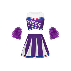 Tenue de cheerleading pour filles avec logo personnalisé – Uniforme au design moderne pour les équipes scolaires, les événements et les activités sportives - Product Image 5