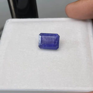 Tanzanita Natural de 7.55 ct, Corte Esmeralda, Calidad AAA con Brillo AAA y Bonito Color, Perfecta para Cualquier Joyería a Precio Económico - Product Image 6