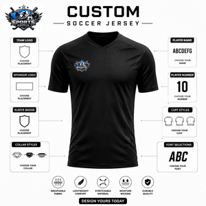 Nueva Llegada, Camisetas de Fútbol Personalizadas, Conjunto de Camisetas de Fútbol con Logotipo del Equipo, Impresión de Patrocinadores, Nombre y Número del Jugador para Adultos, Calidad Premium - Product Image 3