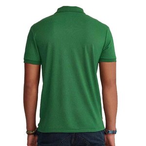 Chemises OEM pour hommes à manches courtes en coton uni avec poche, fournisseur en gros, broderie de logo personnalisée, prix raisonnable - Product Image 3