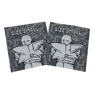 Etiquetas de Ropa Económicas, Etiquetas Tejidas de Tela de Poliéster Suave de Alta Calidad, Etiqueta para el Cuello de la Ropa - Product Image 1