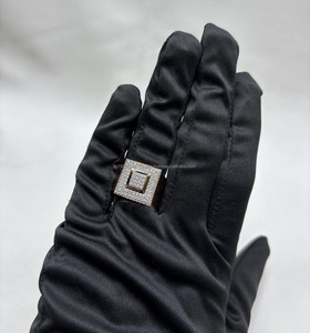 <b>Iced</b> Out Men's Engagement <b>Ring</b> Square Shape Statement Hip Hop Rhodium Plated Cluster <b>Ring</b> 925 Sterling Silver Chunky <b>Ring</b> - Product Image 6