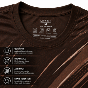 เสื้อยืดผู้ชาย โพลีเอสเตอร์ 100% แขนสั้น คอกลม พิมพ์ลายเต็มตัว บริการ OEM โรงงานขายส่งโดยตรง - Product Image 5