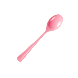 Cuillère ovale rose de haute qualité en plastique jetable, matériau PP, pour usage alimentaire, couverts légers - Product Image 4