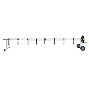 Avvolgitore per Copertura Piscina in Alluminio con Capacità di Carico 60kg (Scanalatura 1,6m 5 Sezioni Verde) - Product Image 2